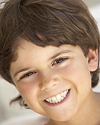 photo of a young boy with great teeth!